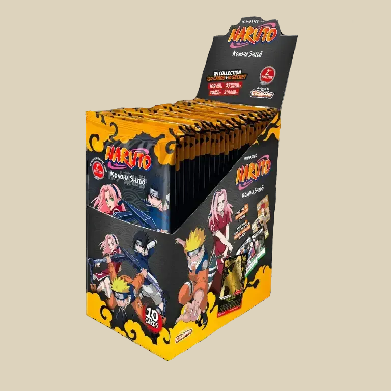 Naruto Mythos TCG Konoha Shidō Booster Display 2nd Edition Englisch mit 24 Packs