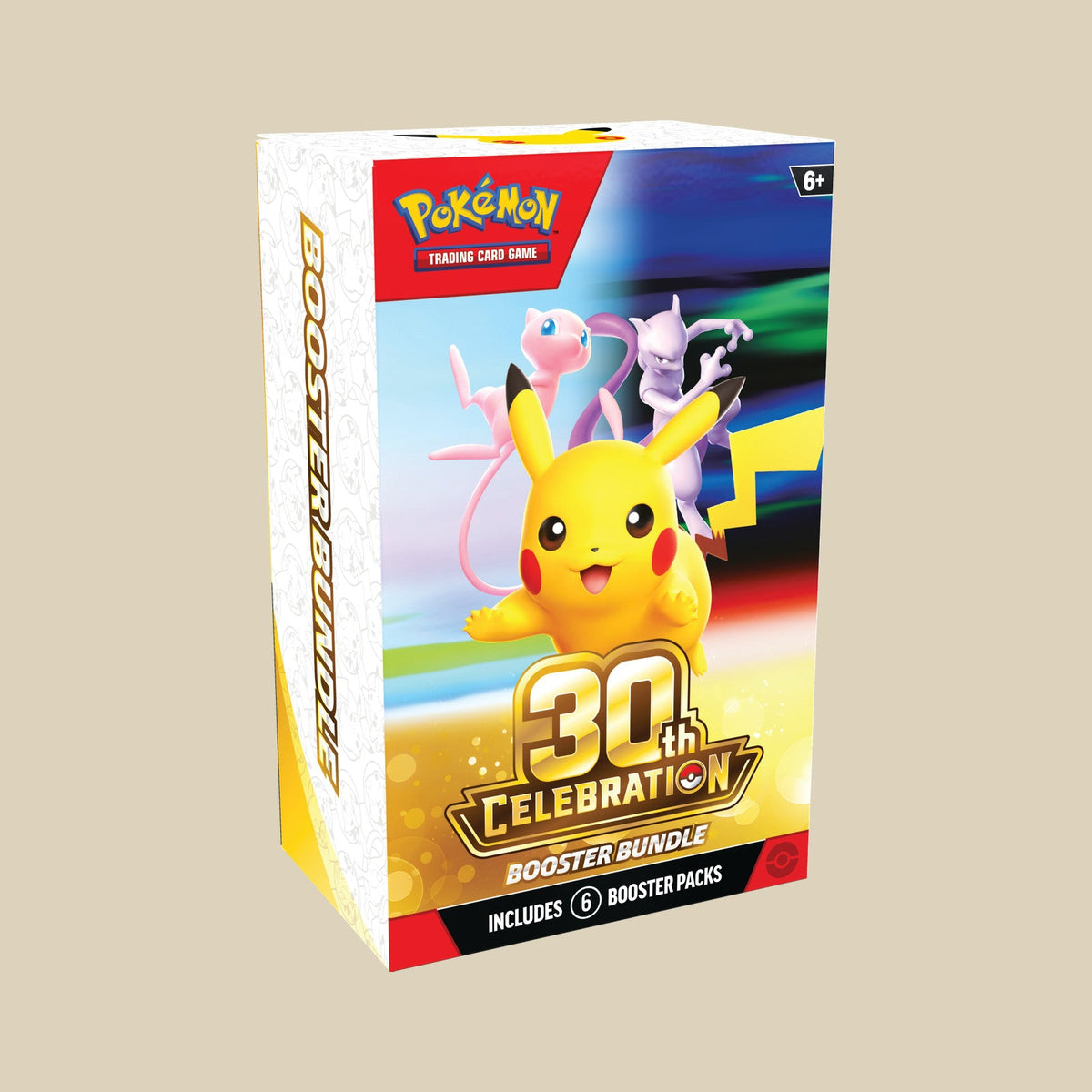 Pokémon TCG 30th Celebration Booster Bundle mit sechs englischen Boosterpacks