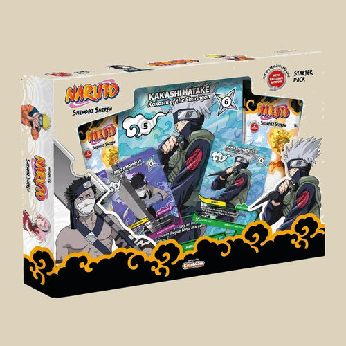 Naruto Mythos TCG Shinobi Shiren Starter Pack Kakashi vs Zabuza 1st Edition Englisch