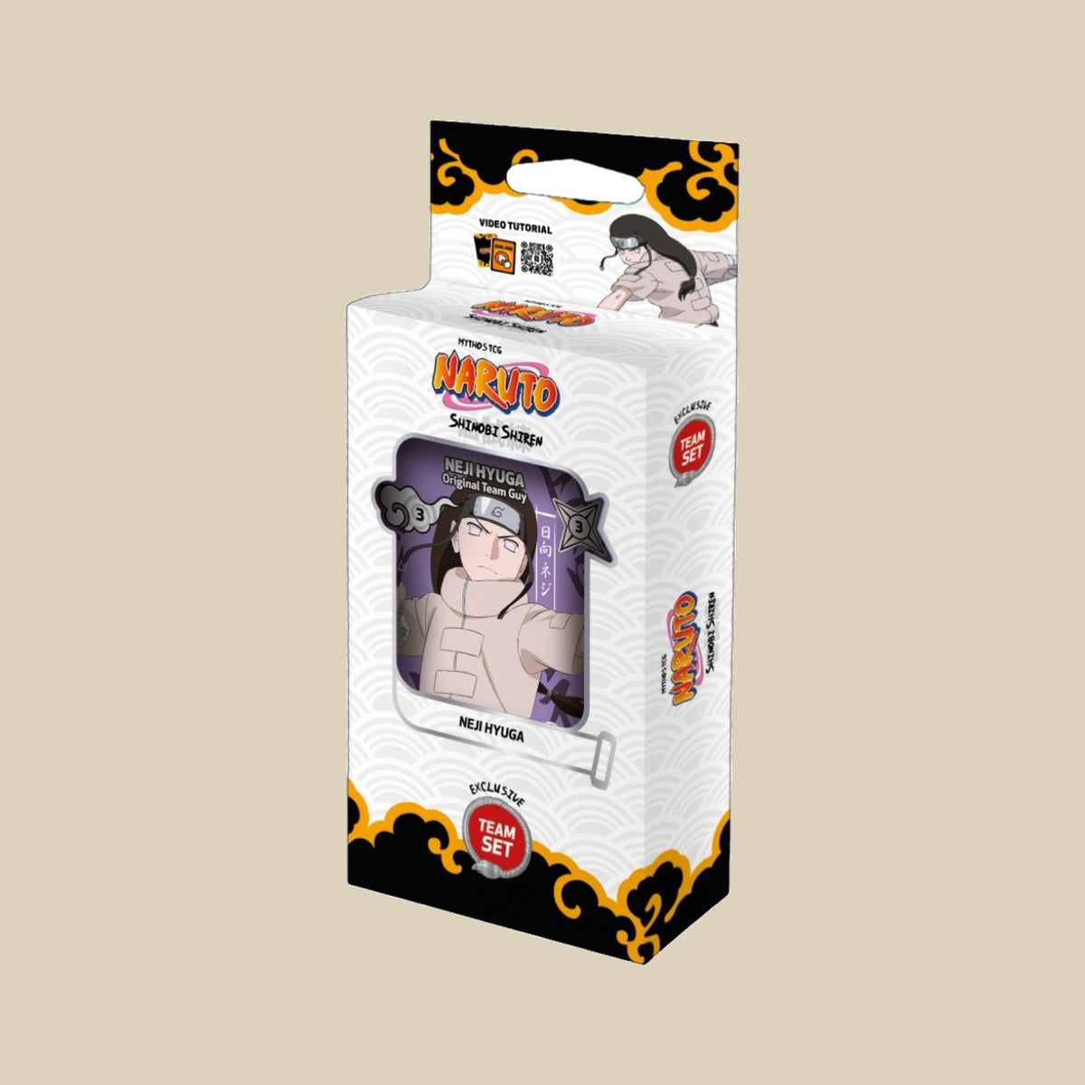 Naruto Mythos TCG Shinobi Shiren Team Set Neji Hyūga 1st Edition Englisch