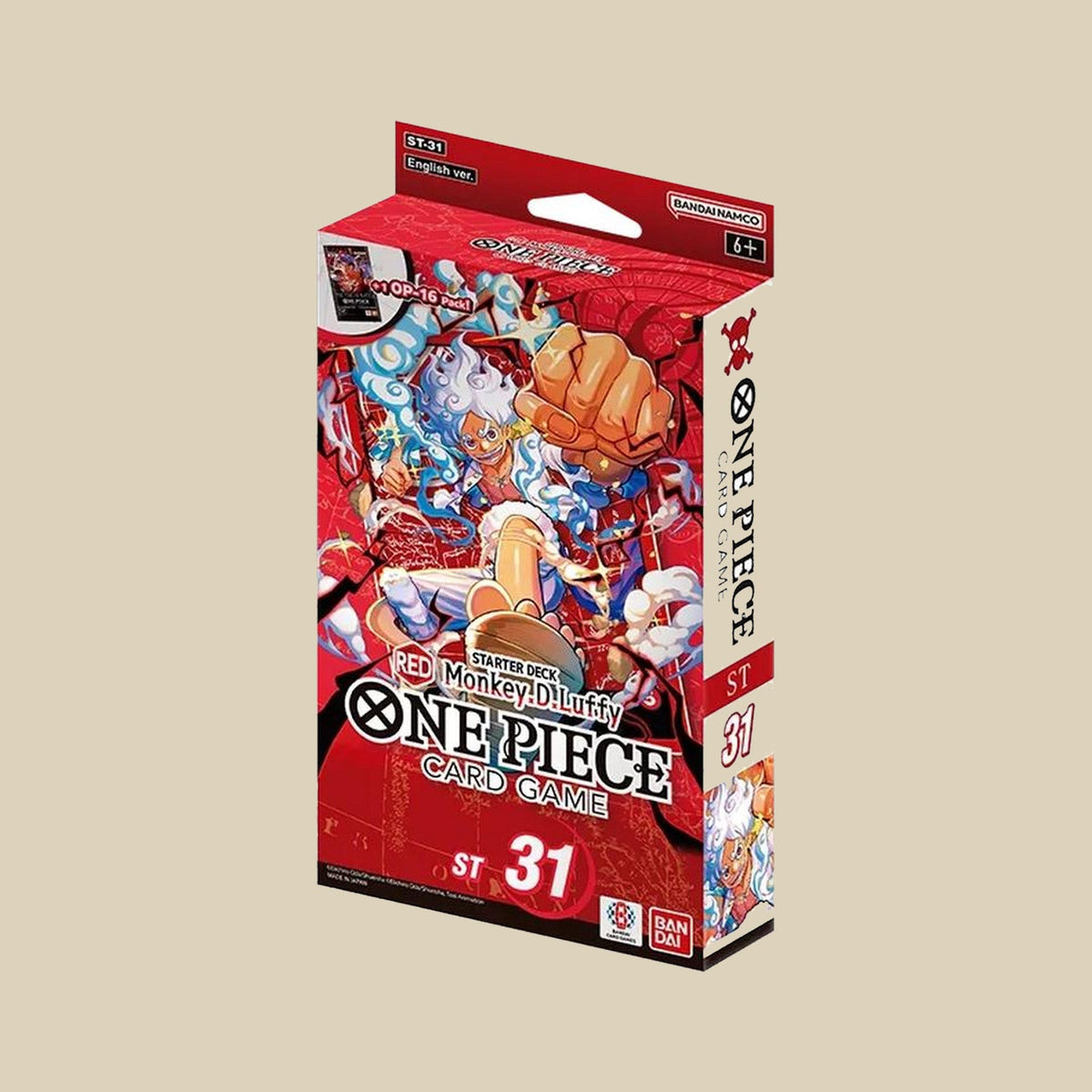 One Piece Card Game ST-31 Red Monkey D. Luffy Starter Deck in Englisch