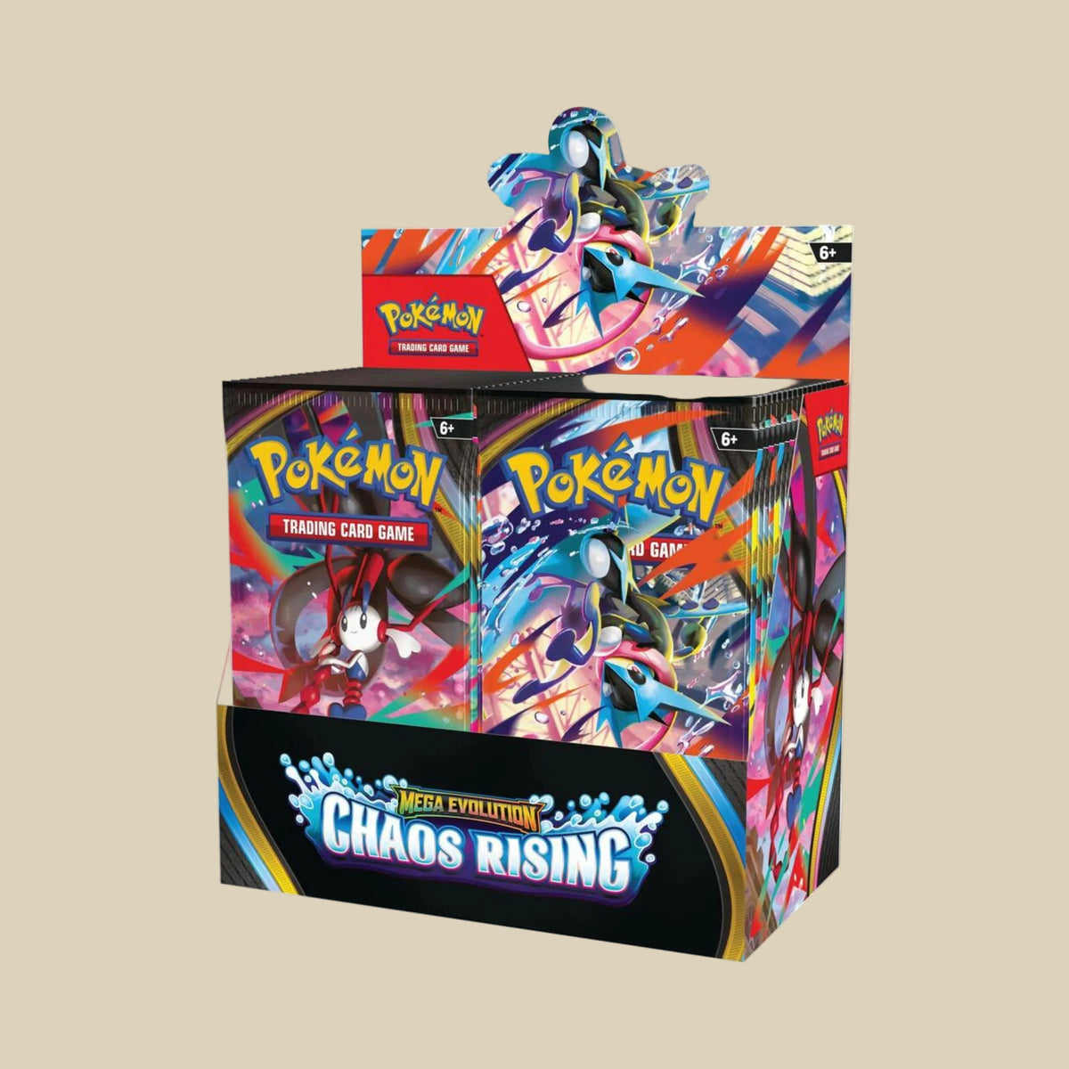 Pokémon TCG Mega Evolution Chaos Rising Booster Display mit 36 englischen Packs