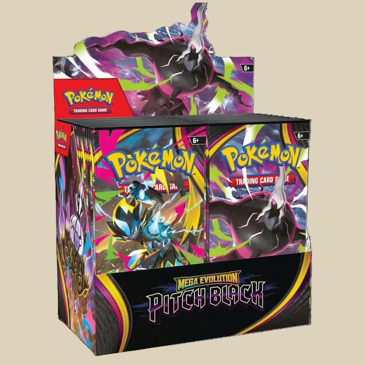 Pokémon TCG Mega Evolution Pitch Black Booster Display mit 36 englischen Packs