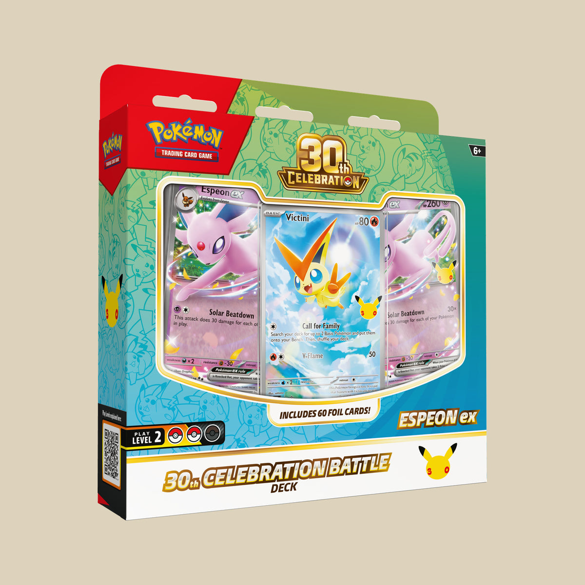 Pokémon TCG 30th Celebration Battle Deck Espeon ex in Englisch