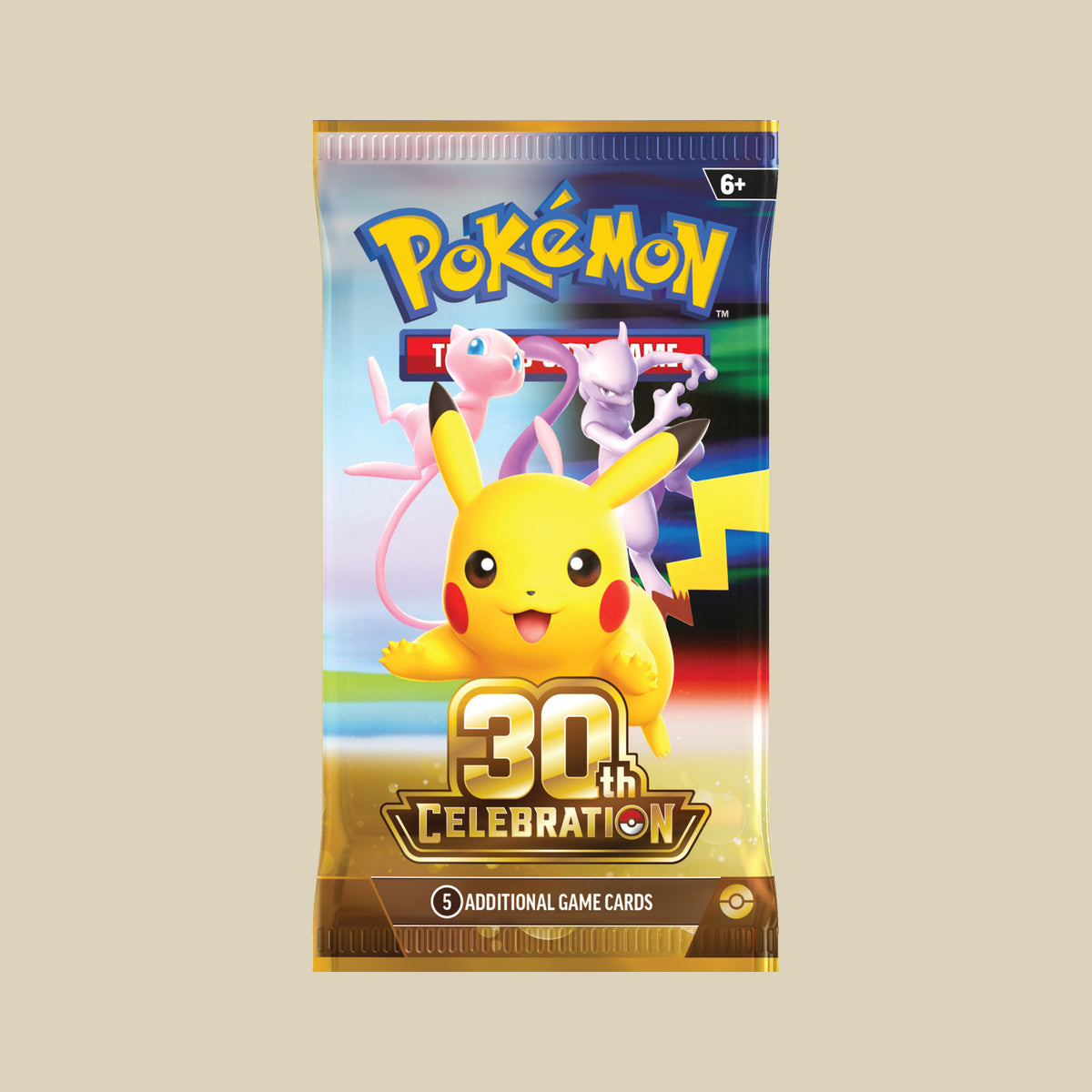 Pokémon TCG 30th Celebration Sleeved Booster in Englisch