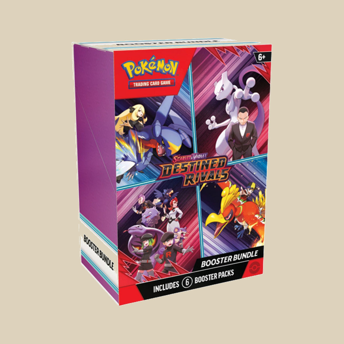 Pokémon TCG Scarlet & Violet Destined Rivals Booster Bundle mit sechs englischen Boostern