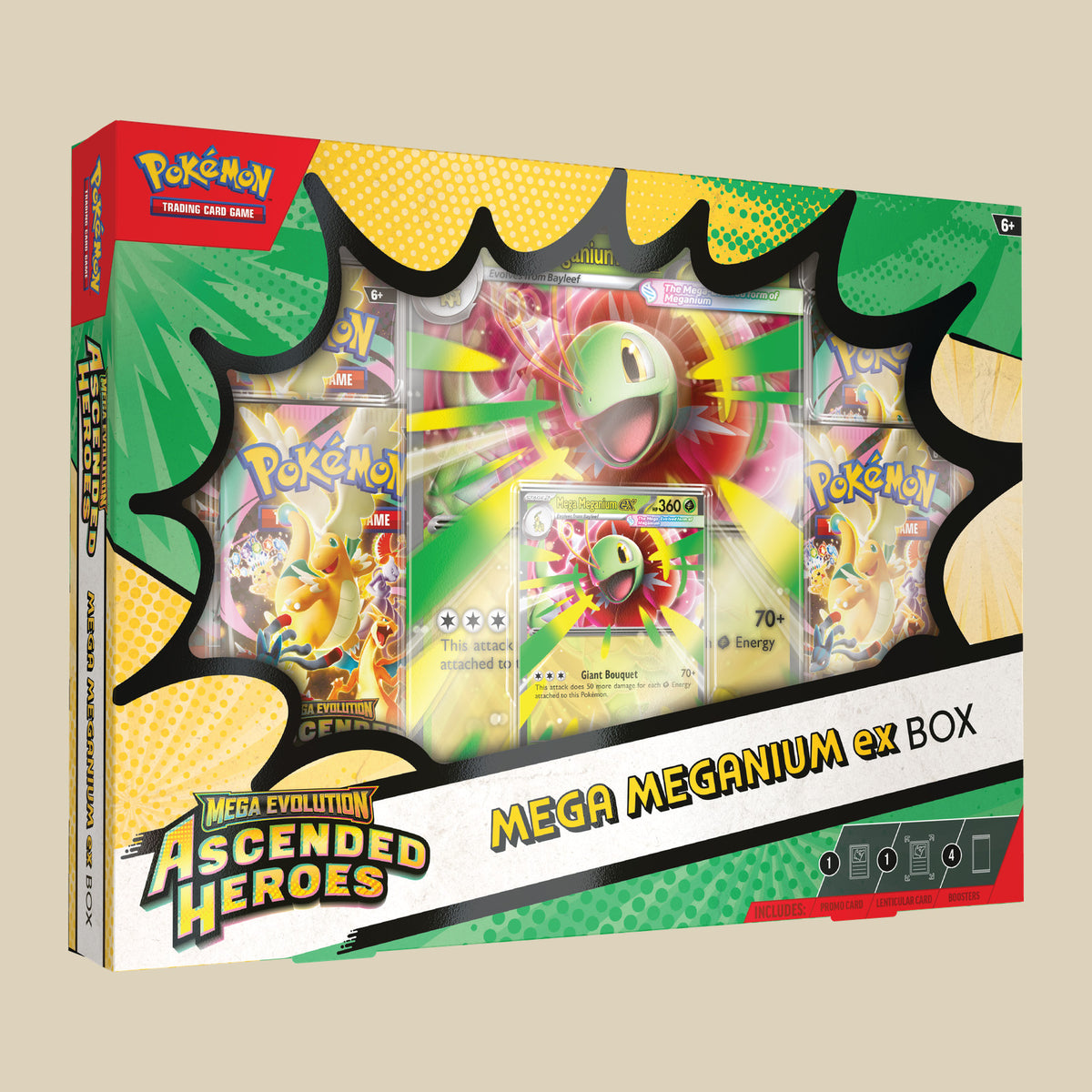 Pokémon TCG Mega Evolution Ascended Heroes Mega Meganium ex Box in Englisch