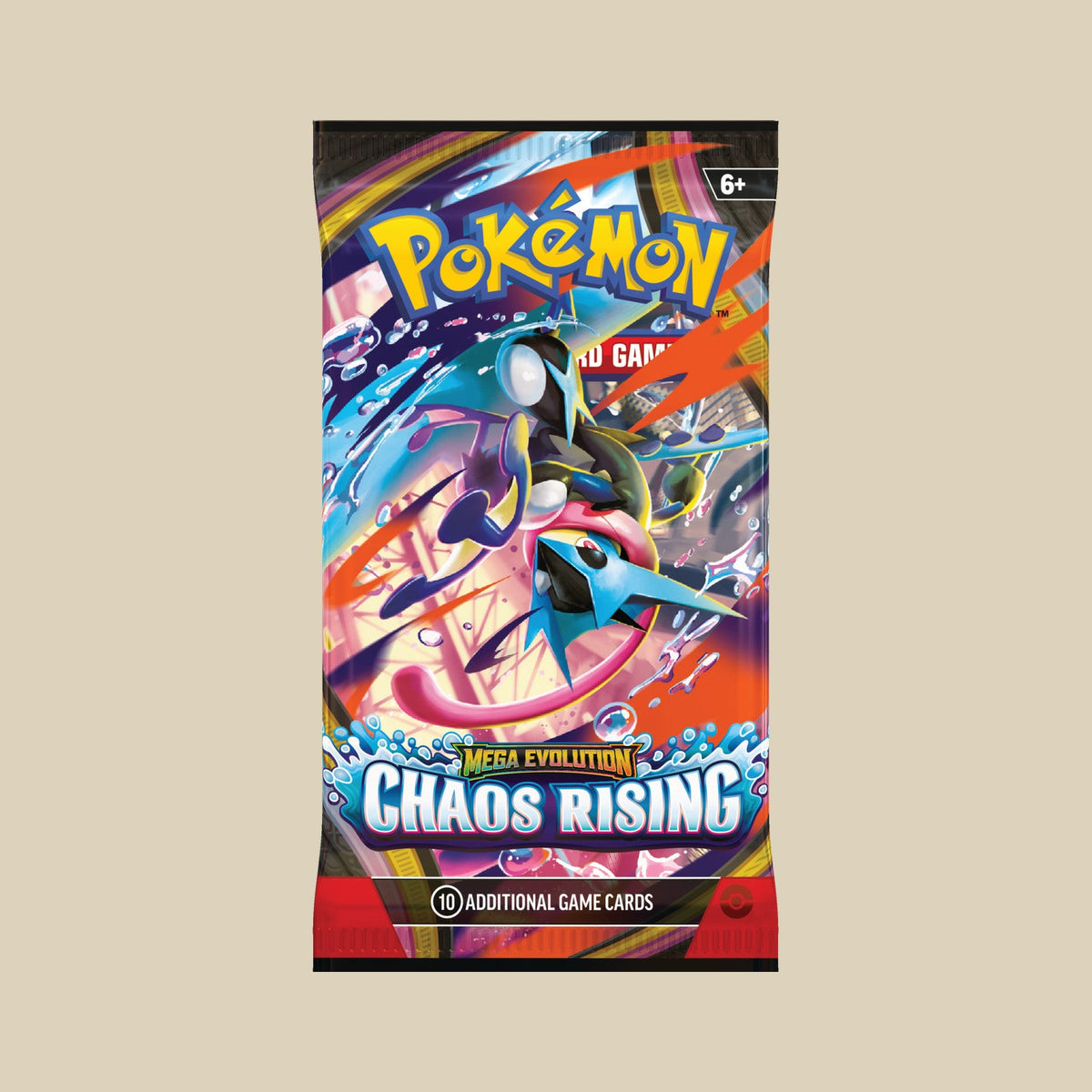 Pokémon TCG Mega Evolution Chaos Rising Sleeved Booster mit Mega Greninja in Englisch