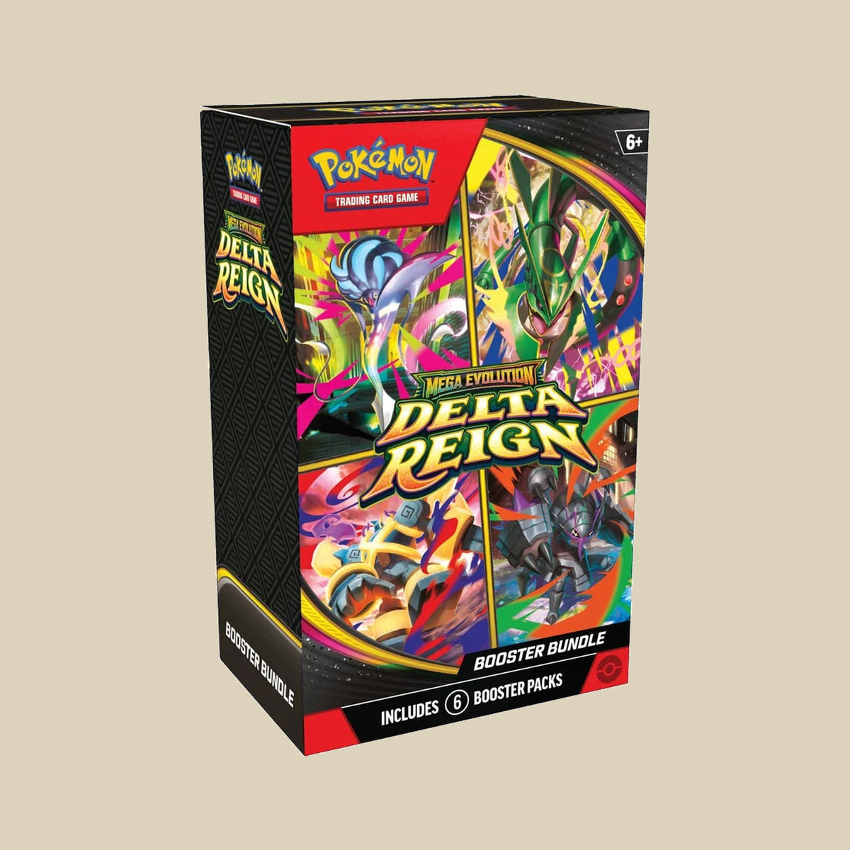 Pokémon TCG Mega Evolution Delta Reign Booster Bundle mit sechs englischen Boostern