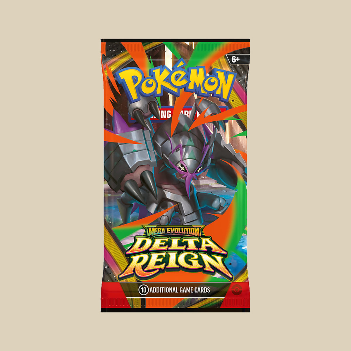 Pokémon TCG Mega Evolution Delta Reign Sleeved Booster mit Mega Golisopod in Englisch