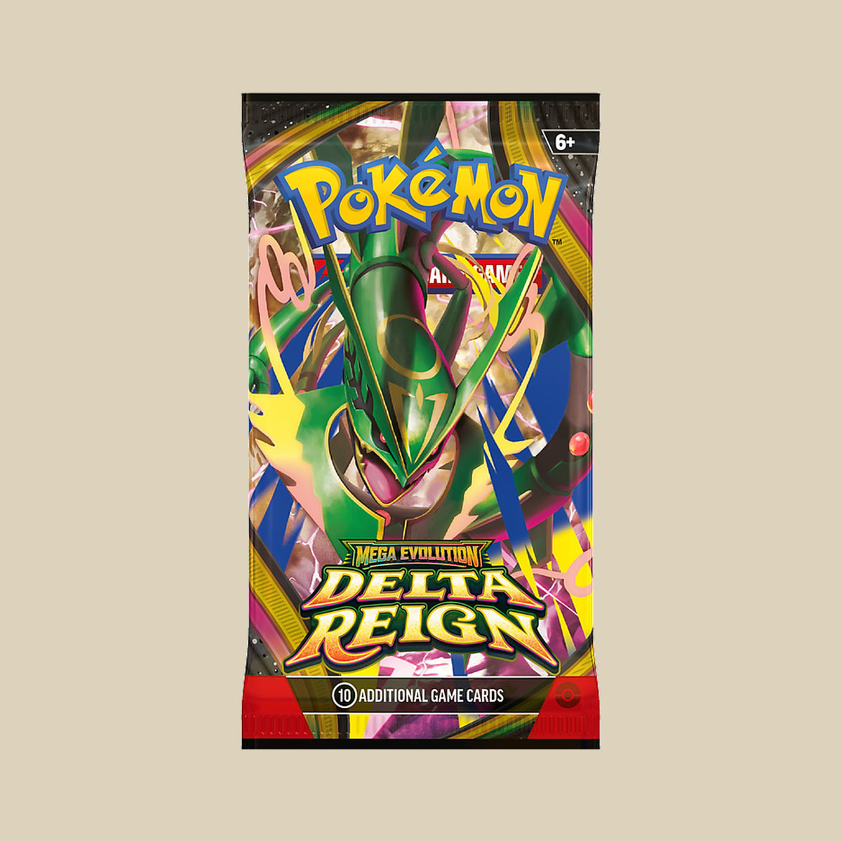 Pokémon TCG Mega Evolution Delta Reign Sleeved Booster mit Mega Rayquaza in Englisch