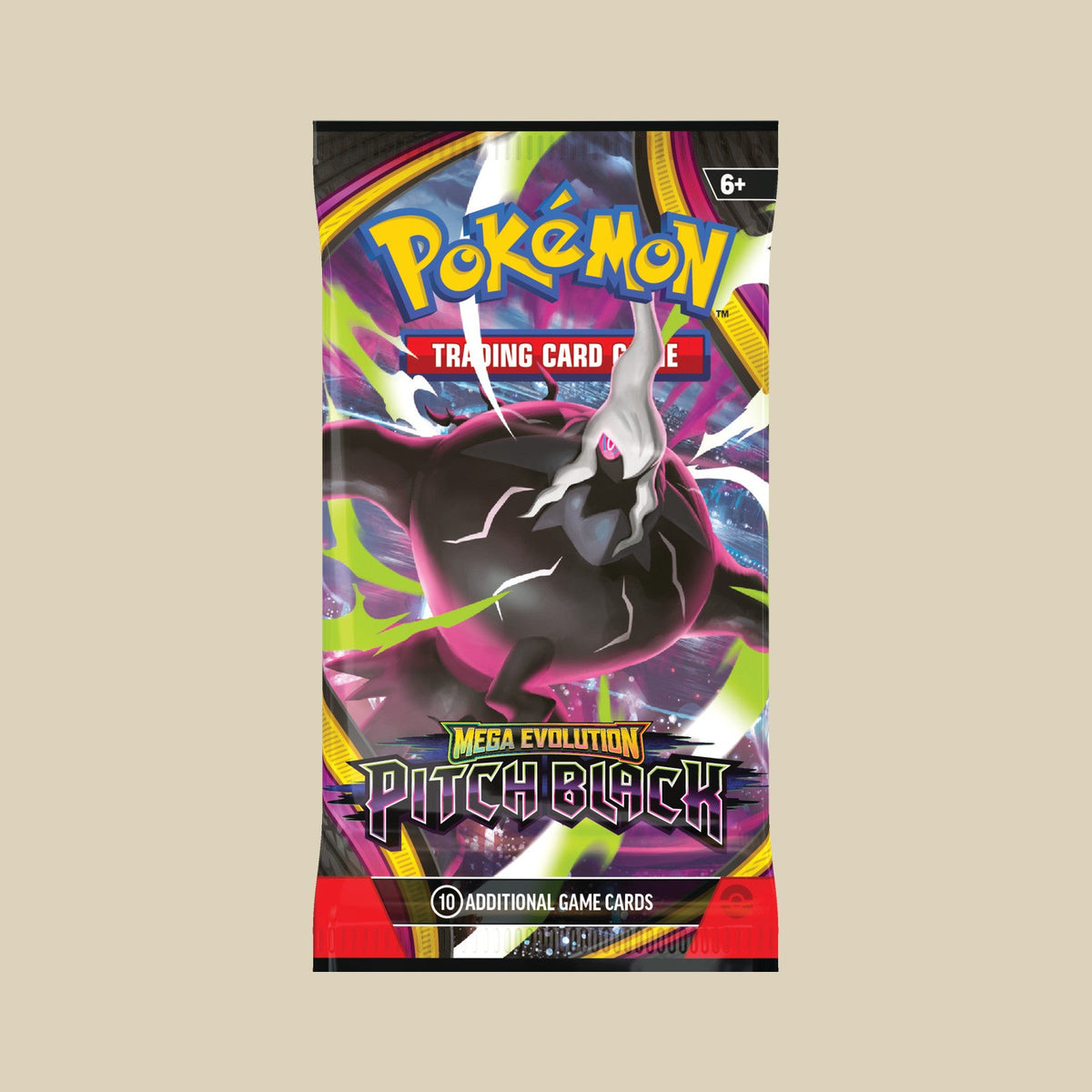 Pokémon TCG Mega Evolution Pitch Black Sleeved Booster mit Mega Darkrai in Englisch